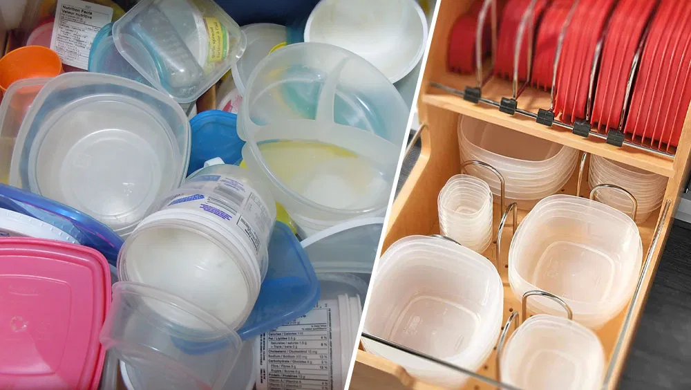 How to Organize Glass Tupperware