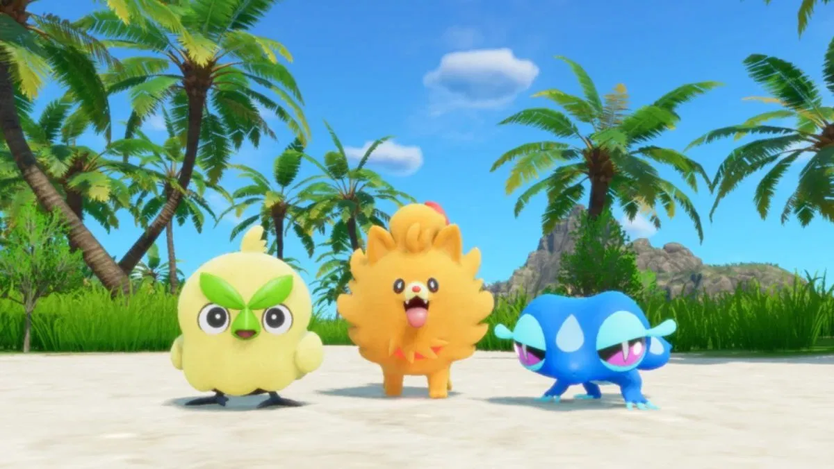 Pokemon Winds and Waves: Meet the Gen 10 Starters Browt, Pombon, and Gecqua