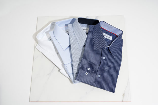 Folding the body of the shirt
